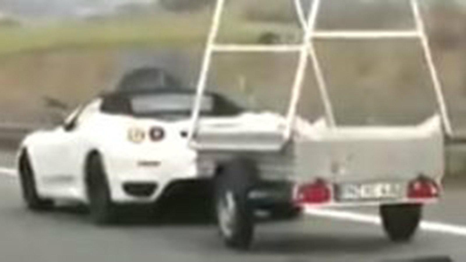 Ferrari F430 Spider με τρέιλερ!