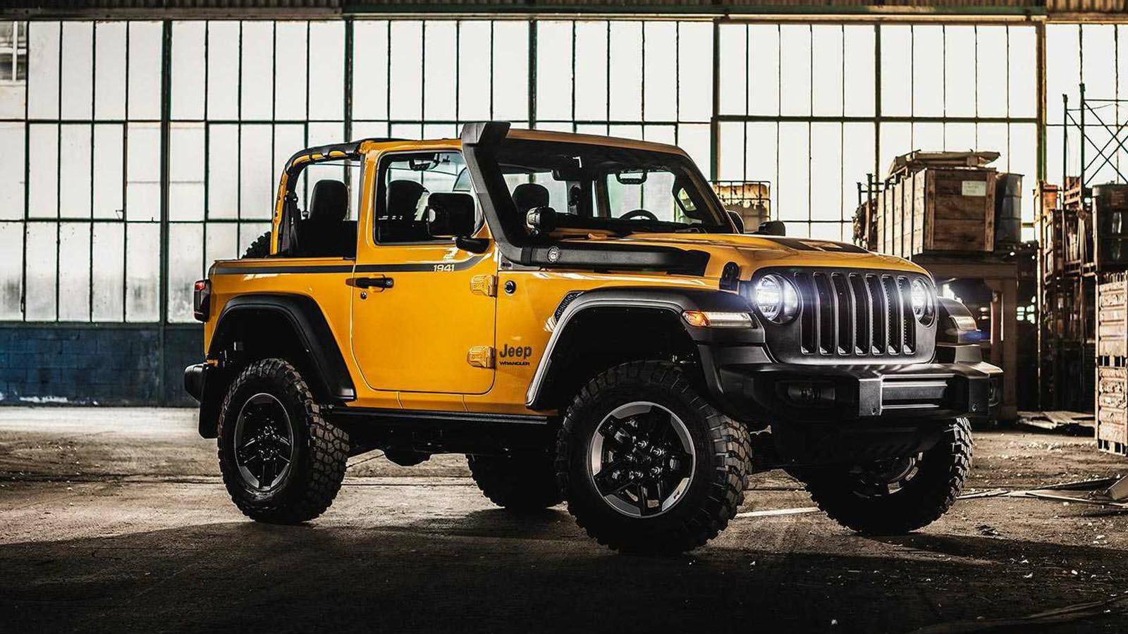To Wrangler Rubicon 1941 παραμένει street-legal για τους δρόμους της Ευρώπης.