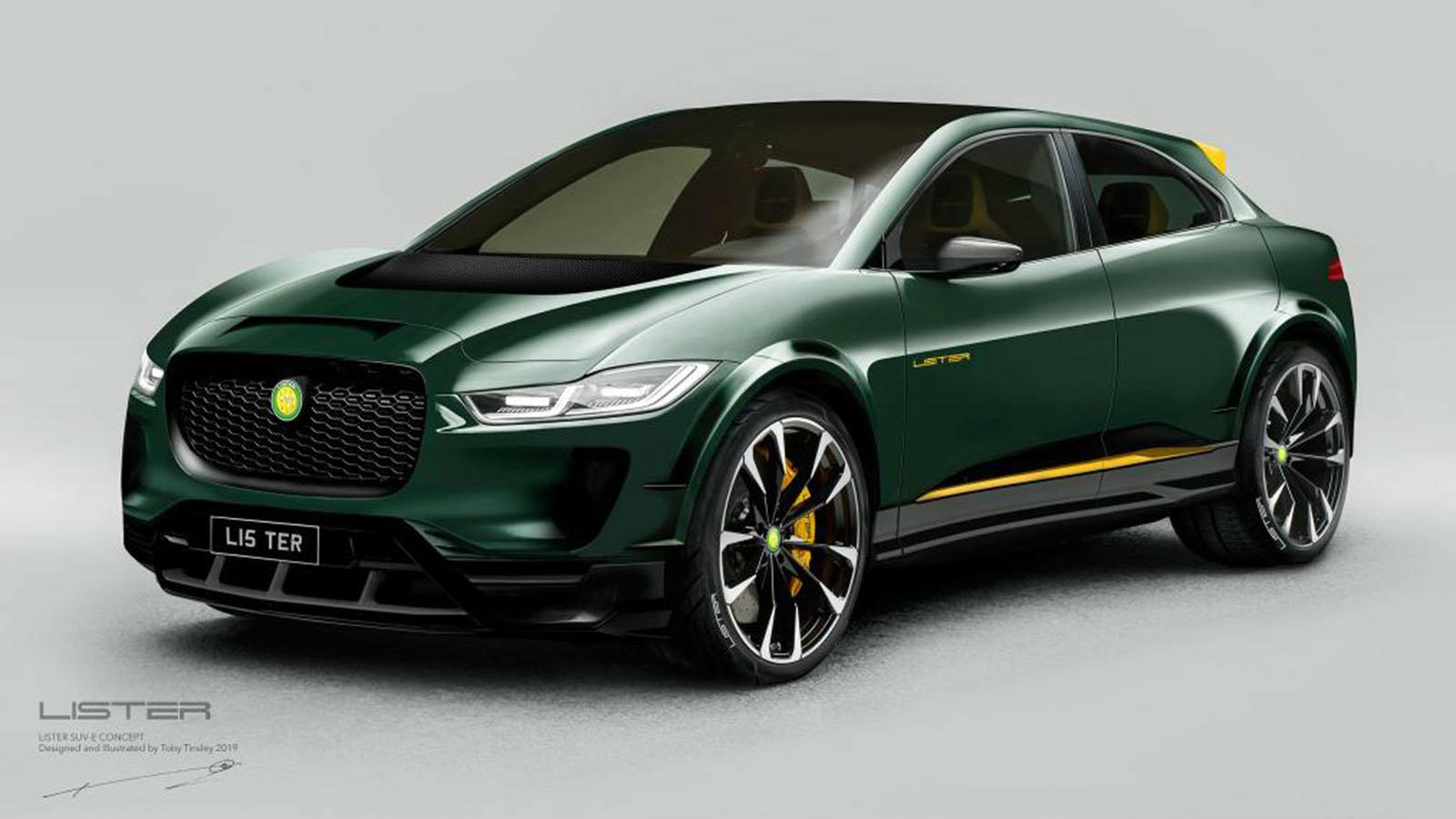 Σε σχέση με την I-Pace η εμφάνιση του αυτοκινήτου είναι αναβαθμισμένη.