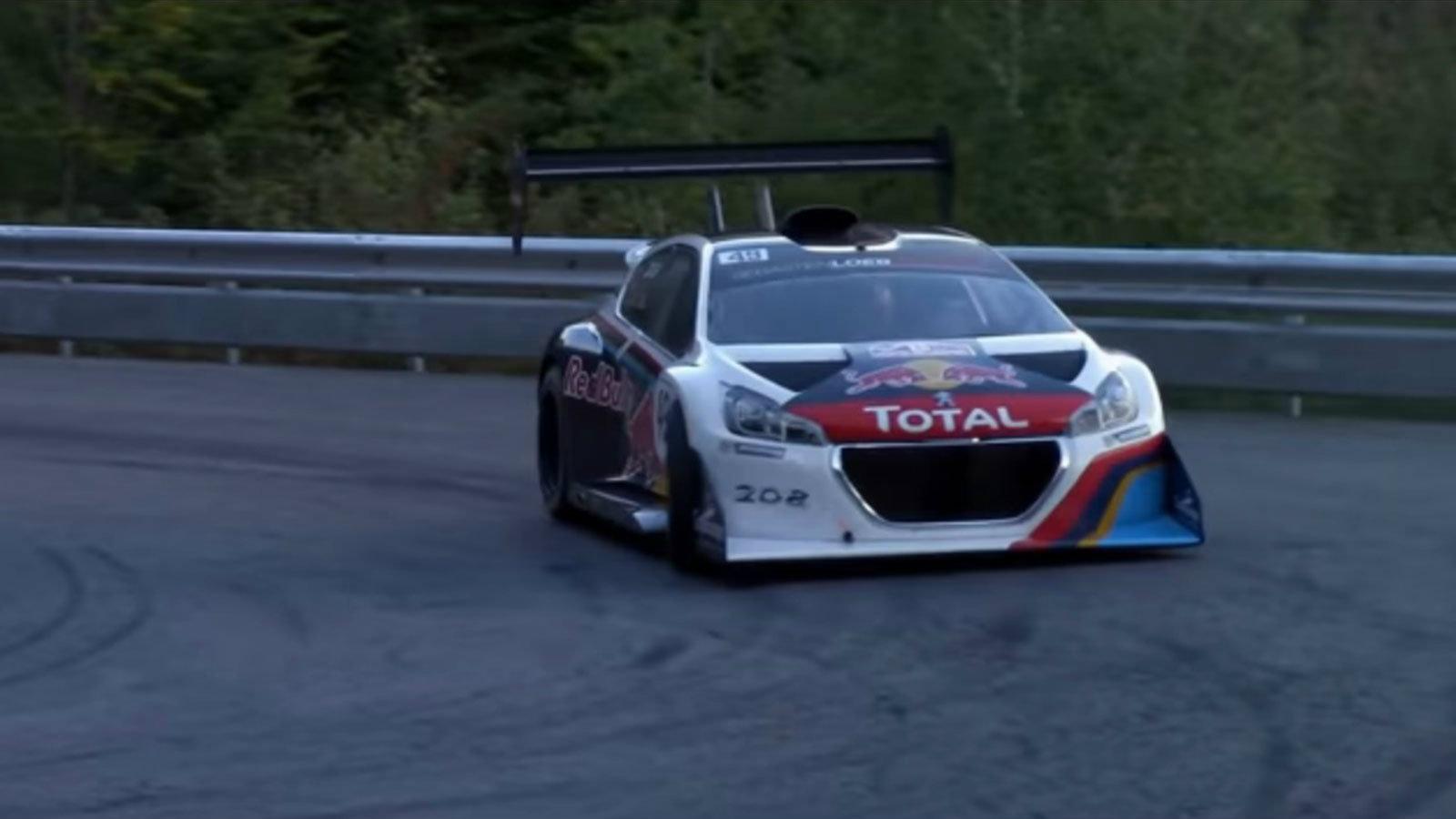 Ο Loeb ξανά με το Peugeot 208 T16.