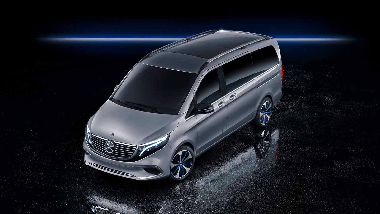 Το EQV concept μπορεί να μεταφέρει έως και 8 επιβάτες.