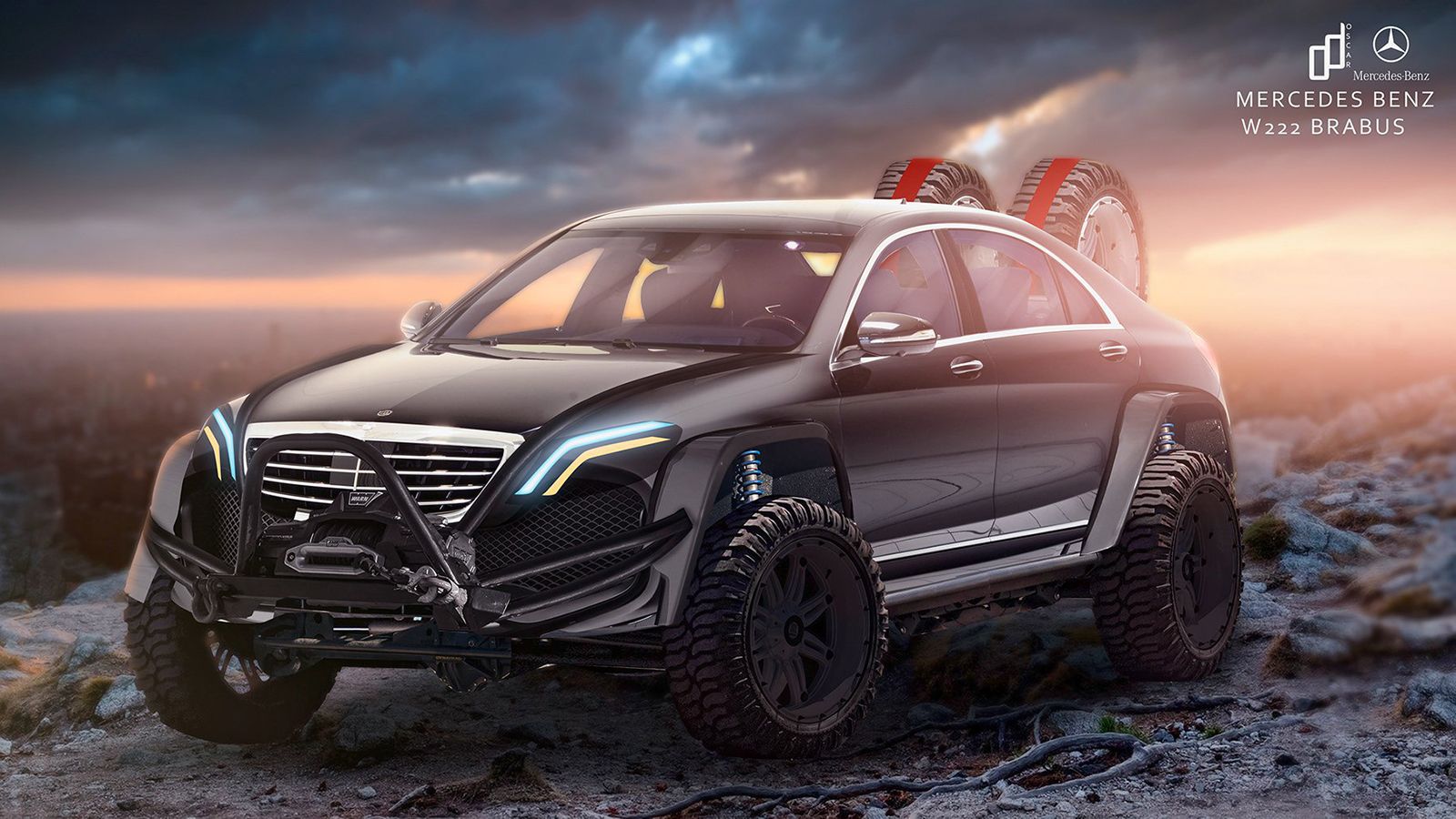 Η Μercedes-Benz W222 BRABUS.