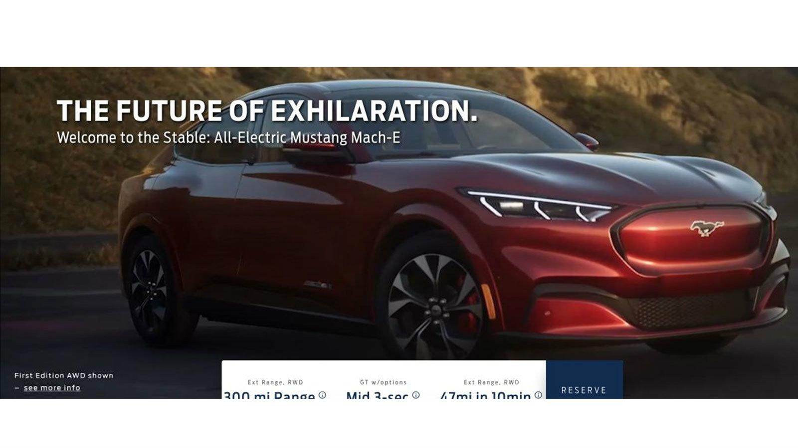 Η Ford Mustang Mach E πρόκειται να παρουσιαστεί επίσημα τα ξημερώματα της προσεχούς Δευτέρας.
