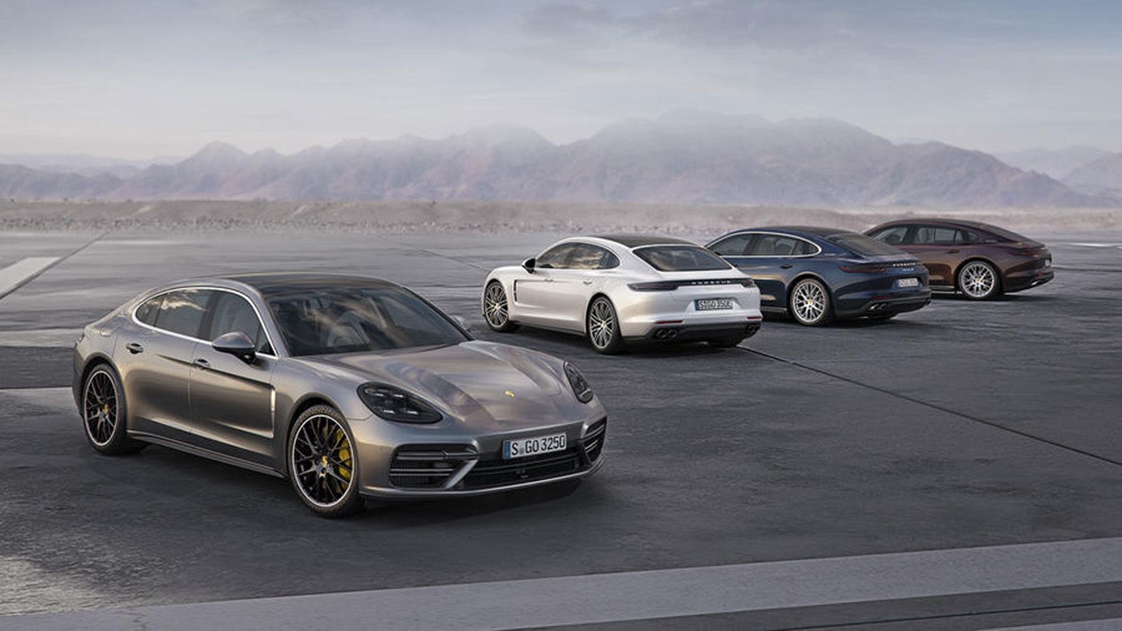 Kάποια από τα μοντέλα της Porsche.