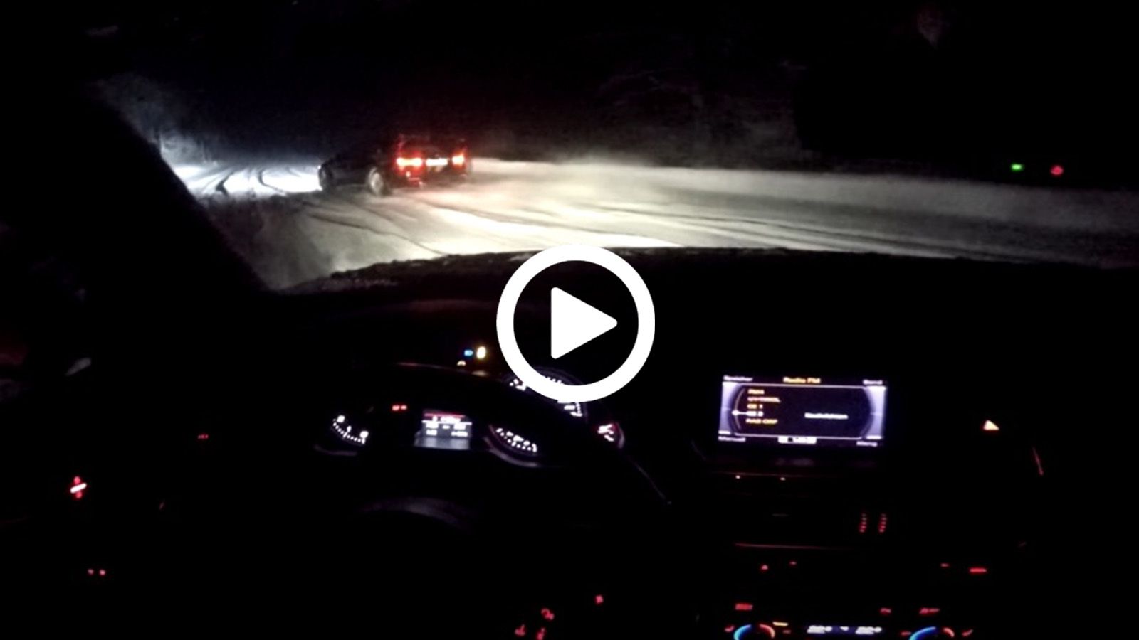 M4 & RS4 ντριφτάρουν στο χιόνι!
