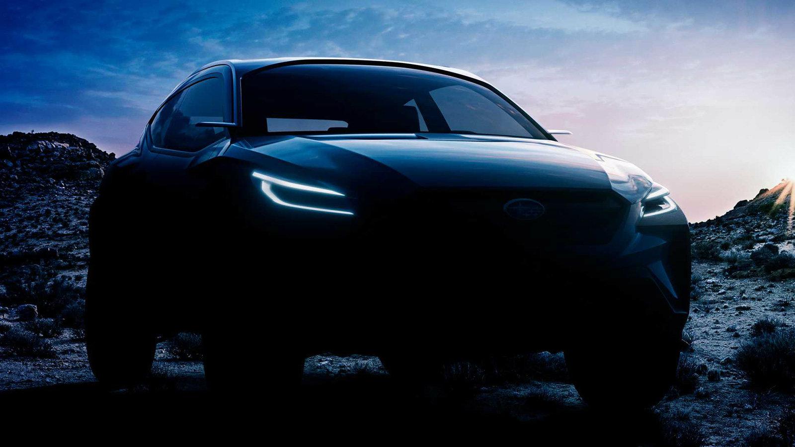 Tο Subaru Viziv Adrenaline concept, για το οποίο η εταιρεία μας προϊδέασε μέσω μίας teaser εικόνας.