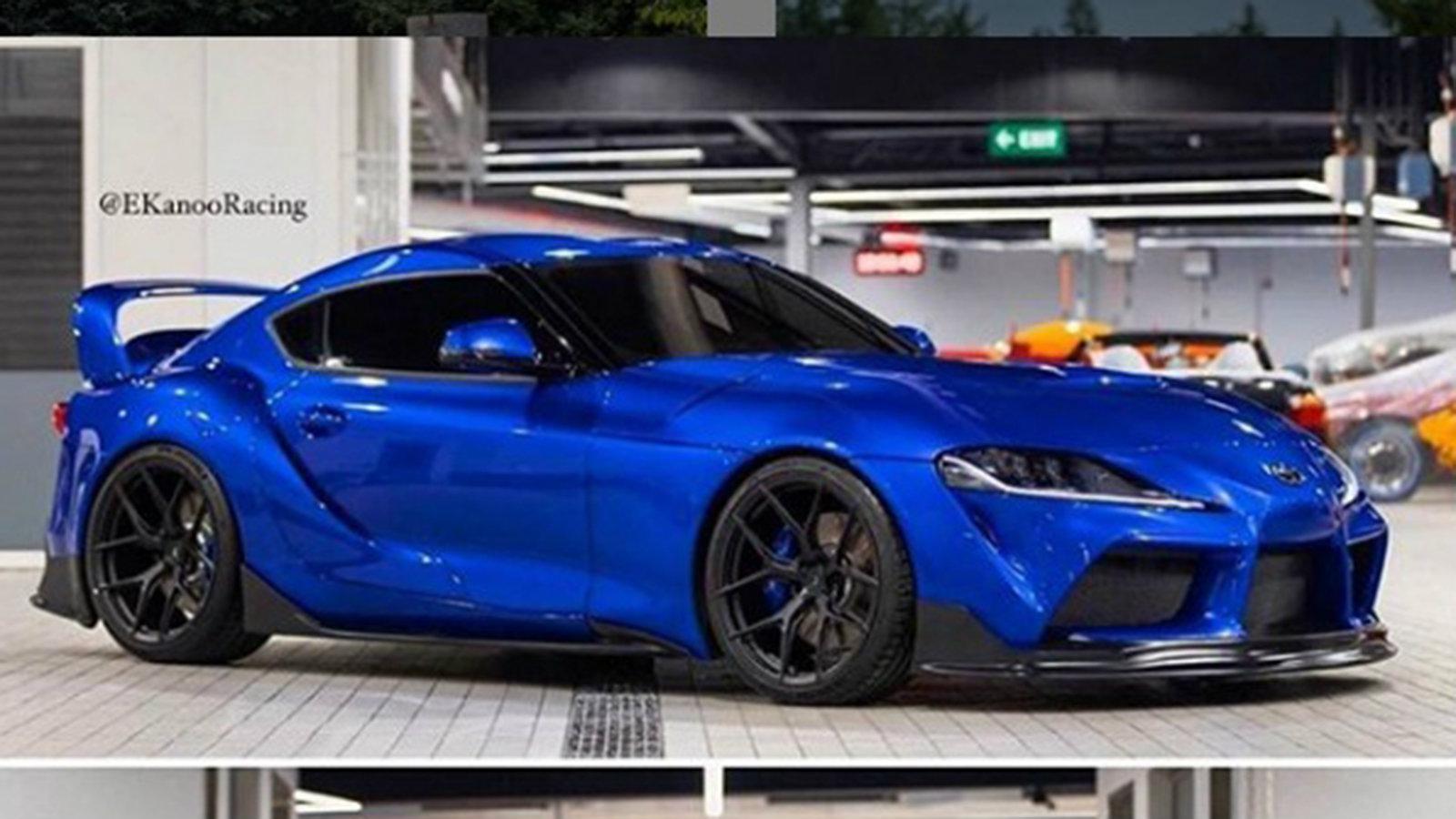 H Supra της EKanno Racing φοράει 20άρες Vossen Racing σε μαύρο φινίρισμα.