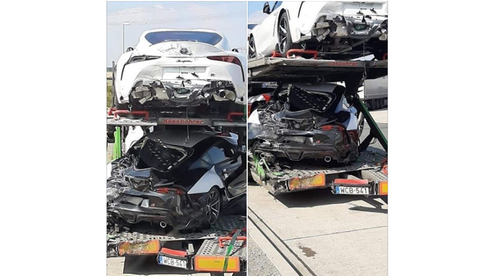 «Θύματα» τρεις Supra είχε τροχαίο με αυτοκινητάμαξα