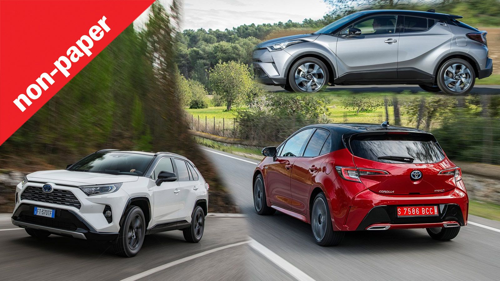 Τα νέα C-HR, RAV4 & Corolla «μιλούν» τη νέα σχεδιαστική γλώσσα της Toyota.	
