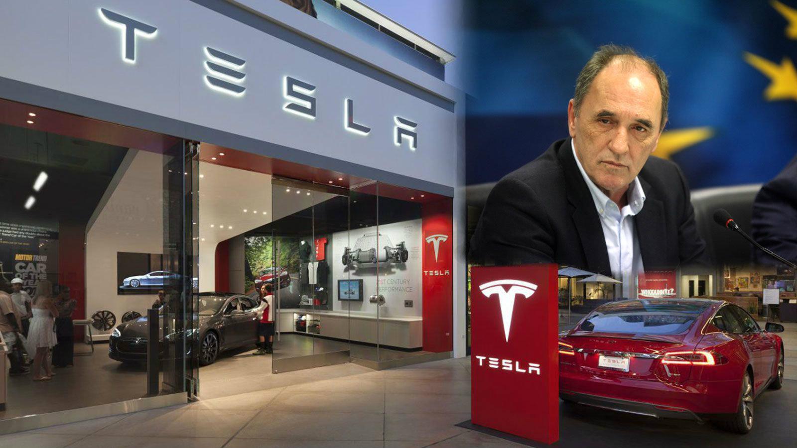 Συνάντηση με τους ανθρώπους της Tesla είχε ο Υπουργός Περιβάλλοντος και Ενέργειας, Γιώργος Σταθάκης.