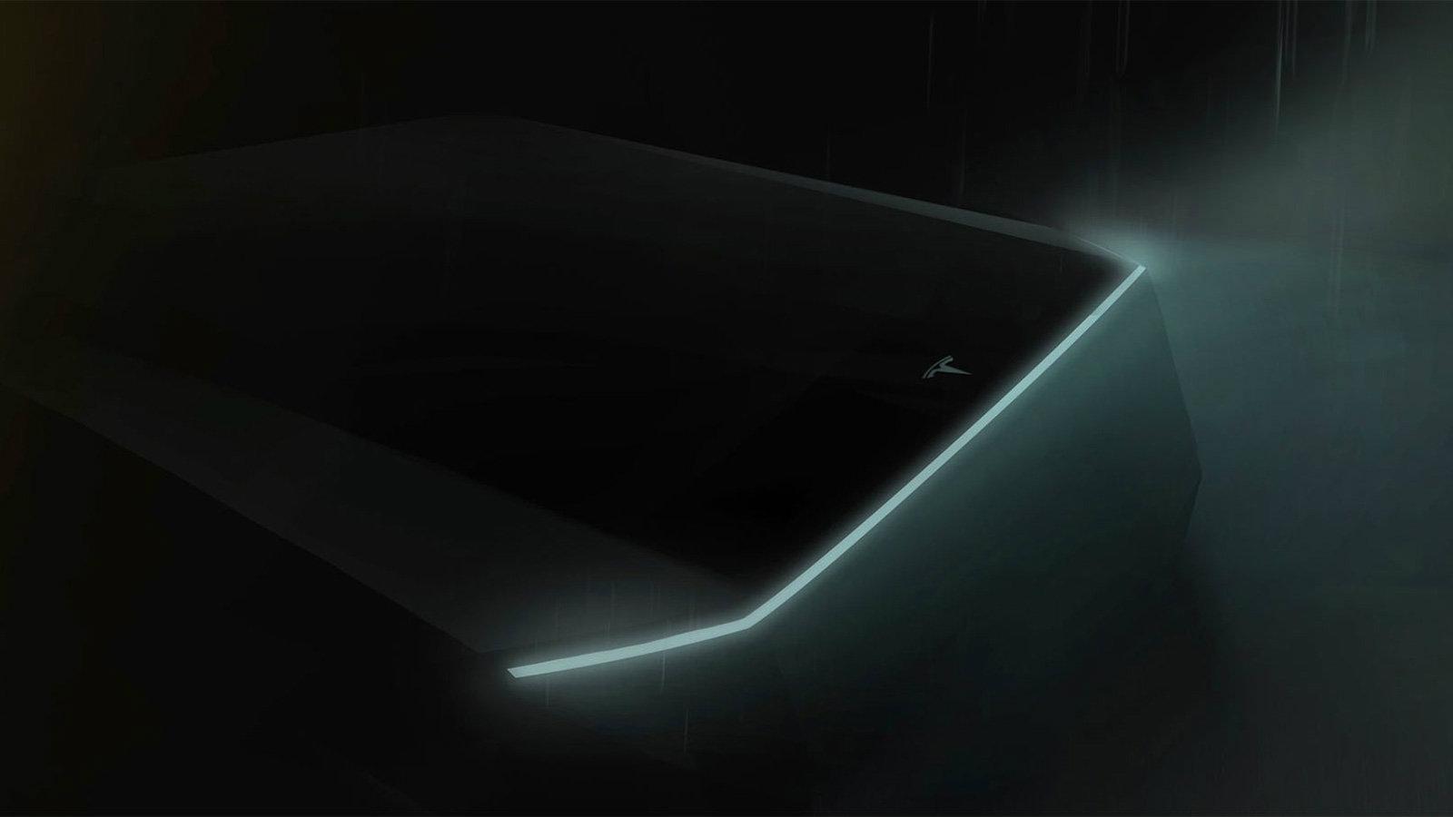 Μία teaser εικόνα του επερχόμενου pick-up της Tesla μοιράστηκε με το κοινό ο ιδρυτής της εταιρείας Elon Musk.