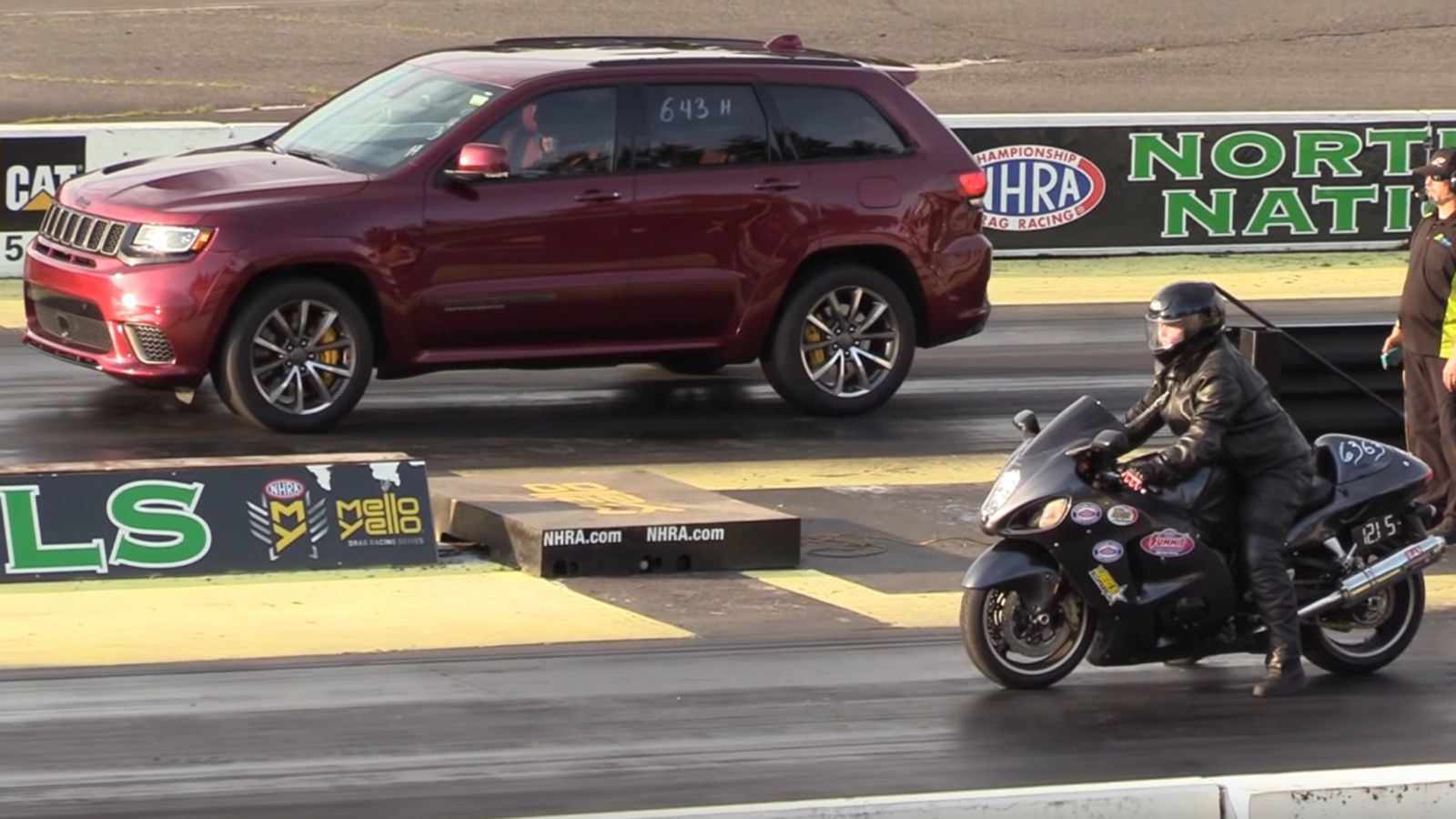 Trackhawk «ρεζιλεύει» Hayabusa (+vid)