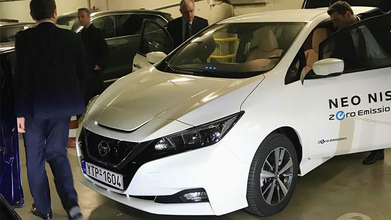 Το Nissan LEAF.