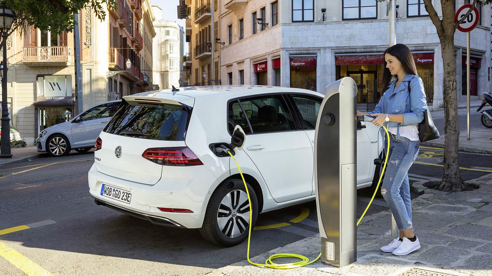 Tο VW e-Golf.