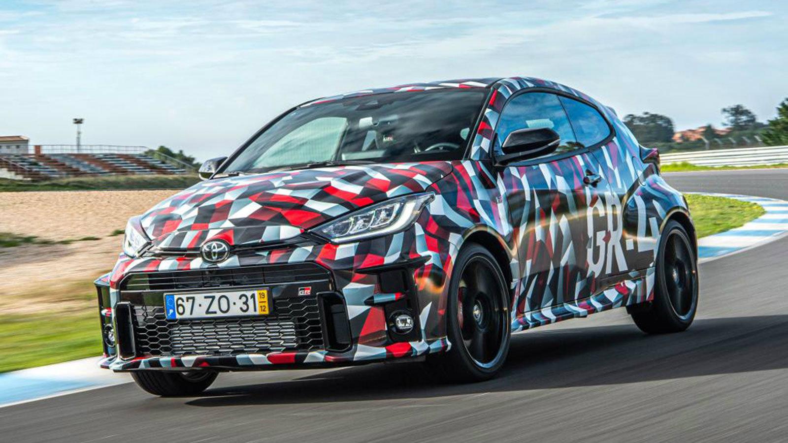 Περισσότερες εικόνες του νέου «καυτού» Toyota GR Yaris, αν και καμουφλαρισμένο, έδωσε στη δημοσιότητα η μάρκα.