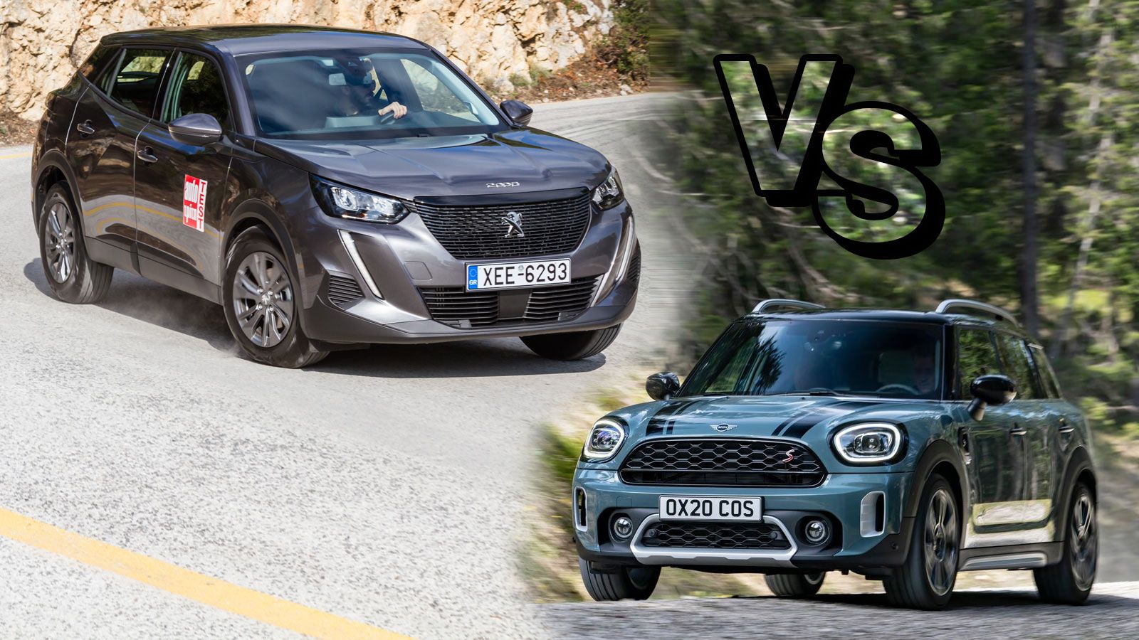 Peugeot 2008 Vs MINI Countryman