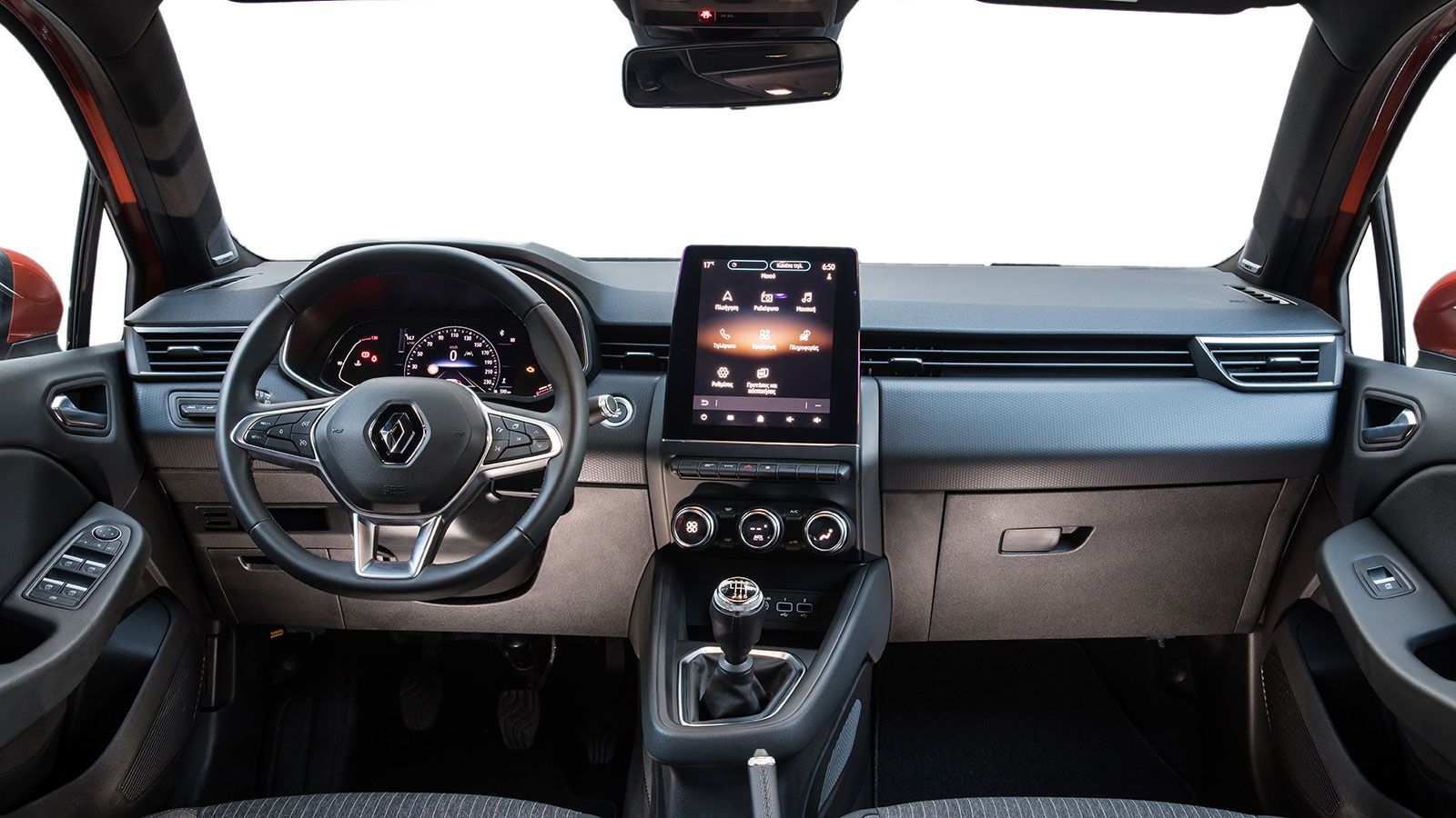 Renault Clio - To Renault Clio 
είναι όμορφο, σύγχρονο και ποιοτικό στο εσωτερικό του, ενώ είναι και απόλυτα λειτουργικό.