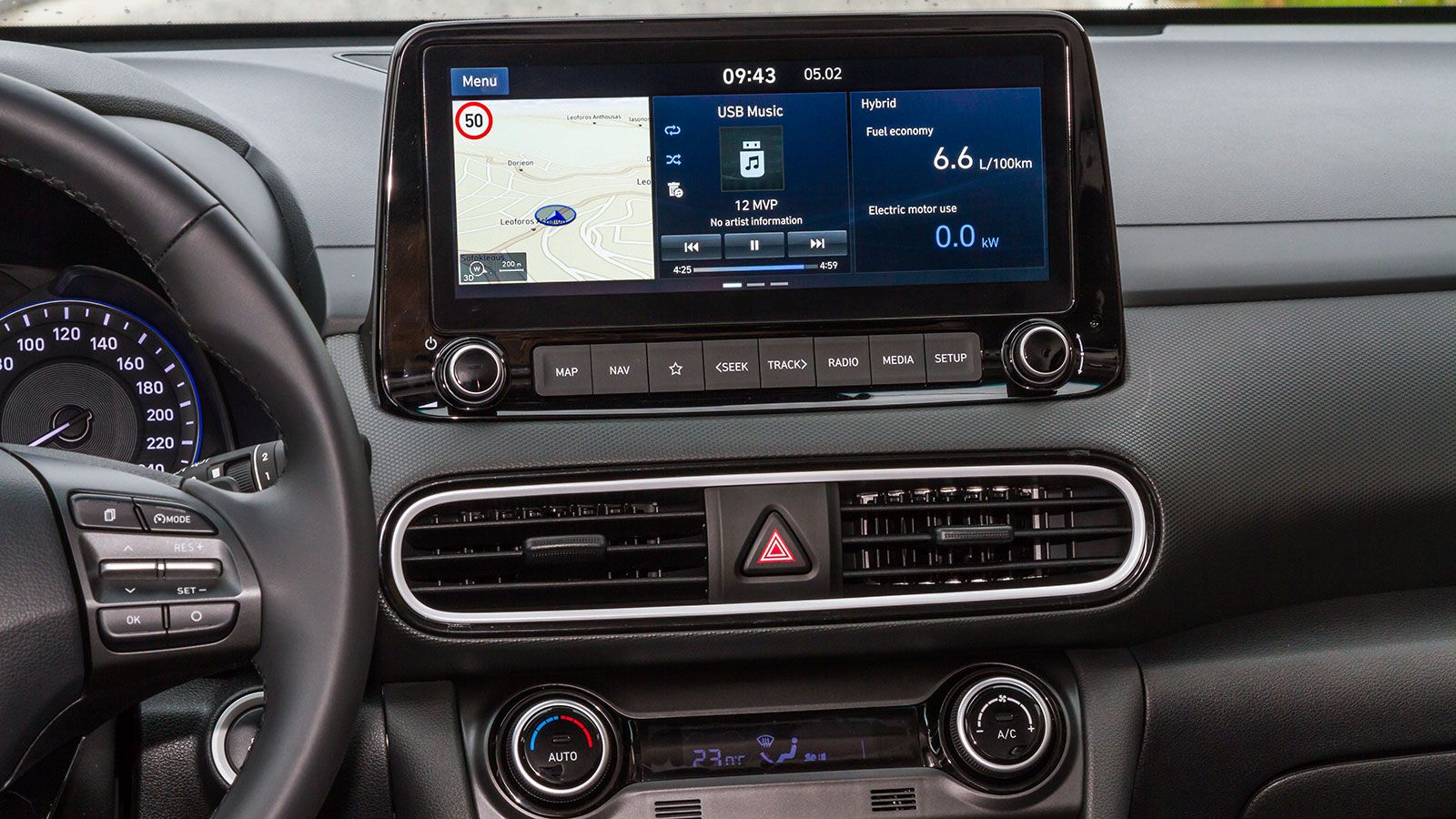 790 χλμ. με ένα γέμισμα με το Hyundai Kona Hybrid
