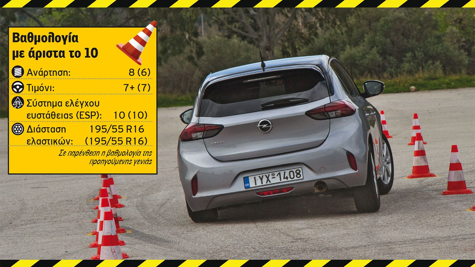 Elk test στo νέο Opel Corsa