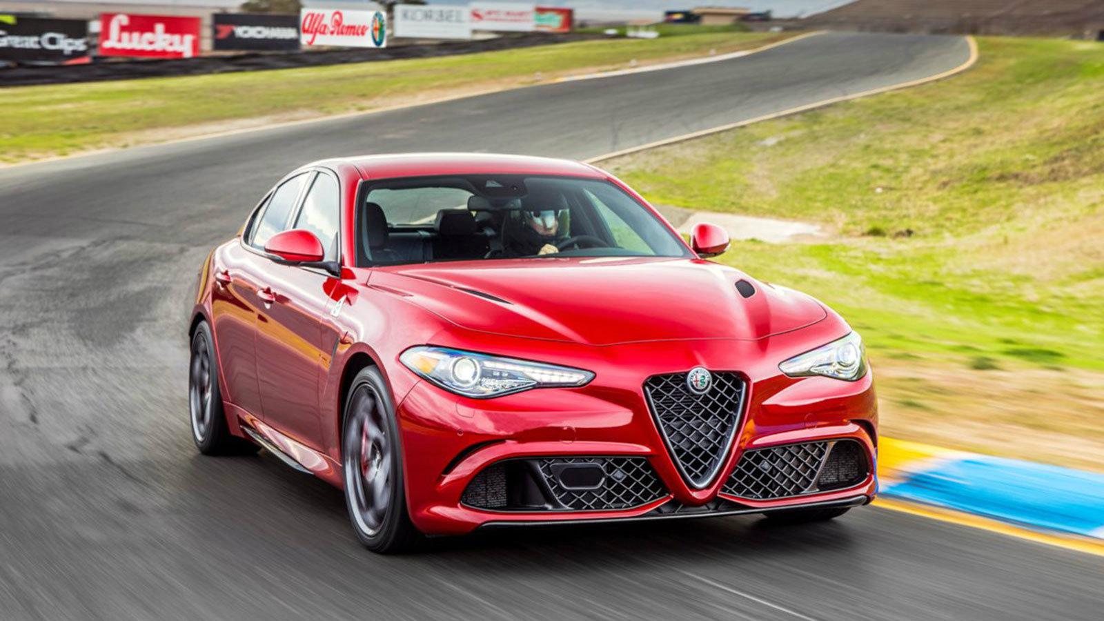 Βλέπετε την Αlfa Romeo Giulia Quadrifoglio.