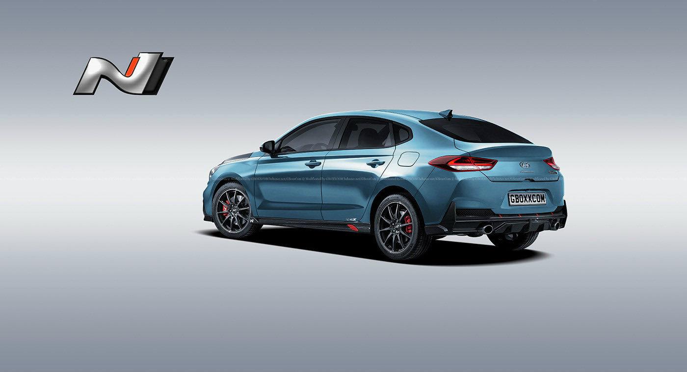 Το αυτοκίνητο στις φωτογραφίες είναι το i30 Fastback N.