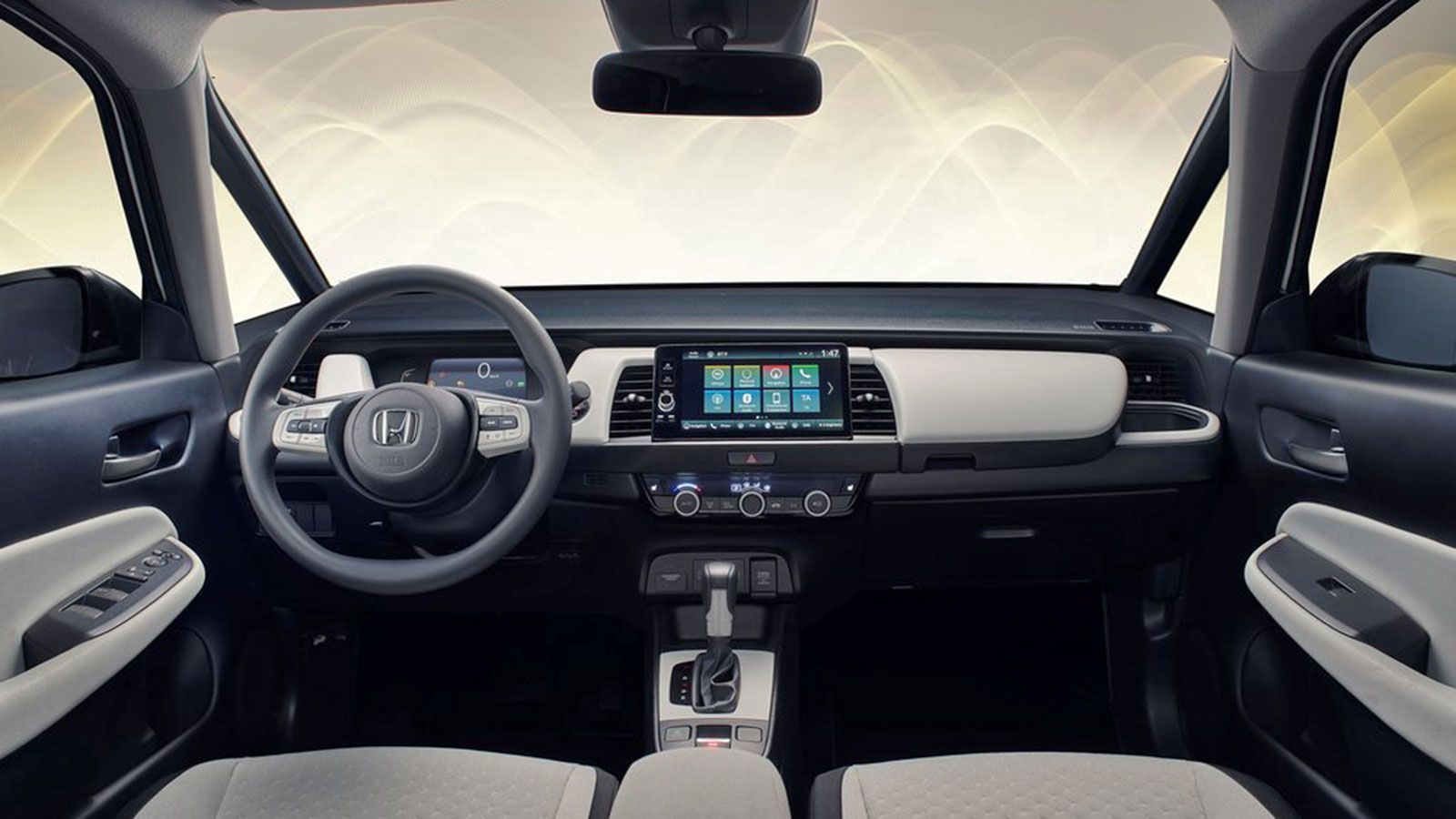 Η διάταξη του ταμπλό έχει πολλά high-tech χαρακτηριστικά με κυριότερο την (εύχρηστη και διαμορφούμενη επιτέλους) 9άρα οθόνη αφής ψηλά στο κέντρο. Η συ