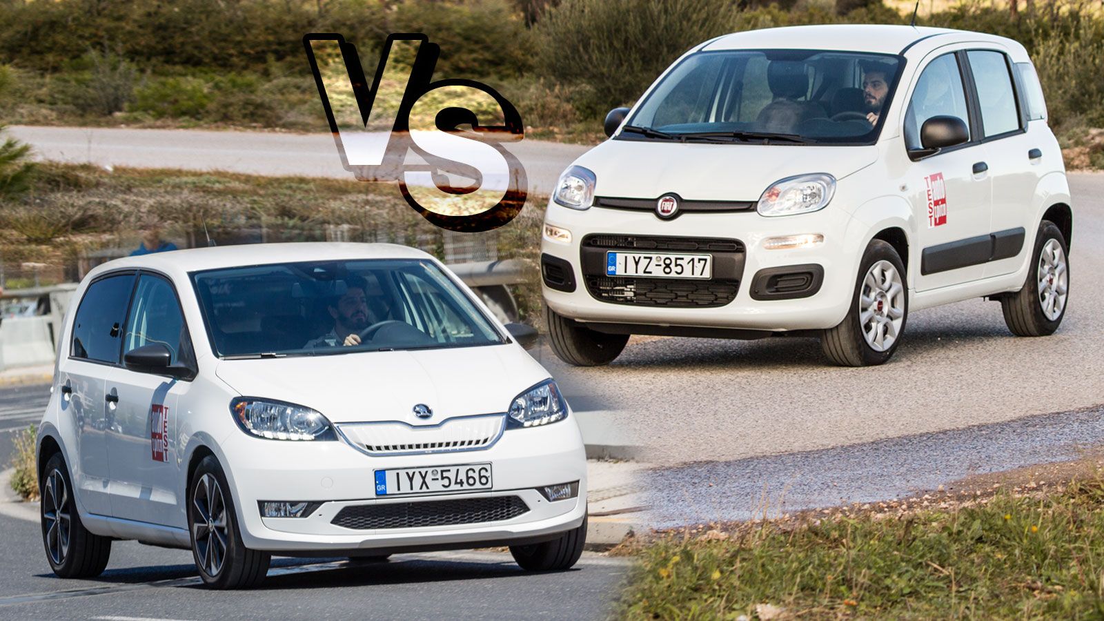 Fiat Panda CNG vs Skoda Citigo e iV