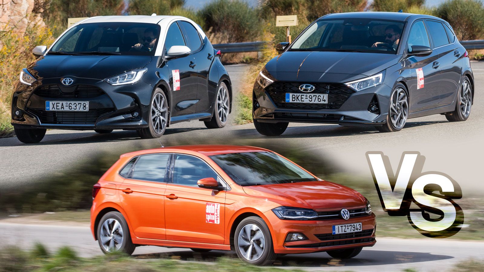 Hyundai i20 Vs Toyota Yaris Vs Volkswagen Polo