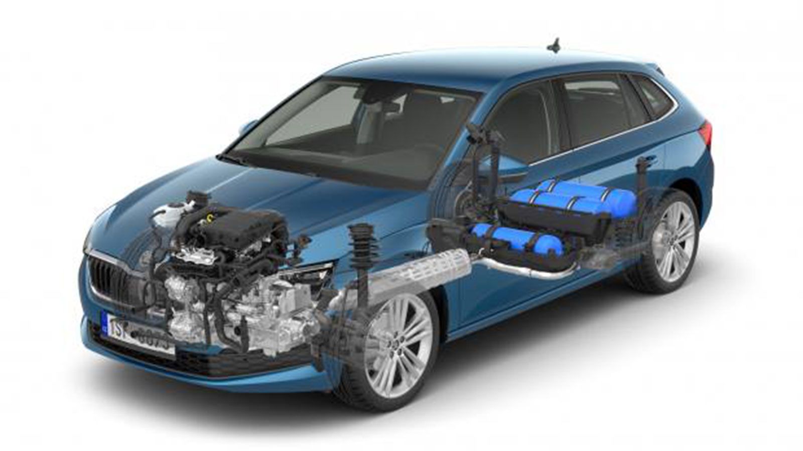 To Skoda Kamiq χρησιμοποιεί το ίδιο σύστημα αεριοκίνησης με το αντίστοιχο Skoda Scala.