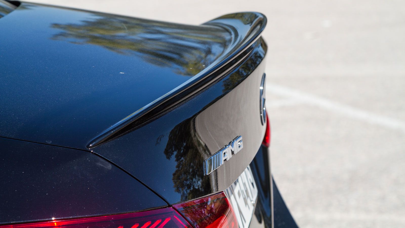 Ζουμ στις λεπτομέρειες της A35 sedan.