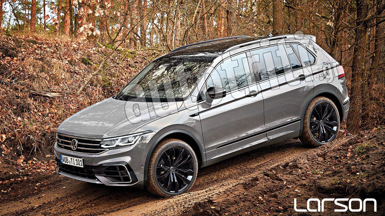 Tiguan: Η ανανέωση στο εμπρός μέρος δανείζεται κάποια στοιχεία από το Golf 8. Στο εσωτερικό η VW δεν θα βάλει βαθιά το νυστέρι και θα έχουμε ένα γερό