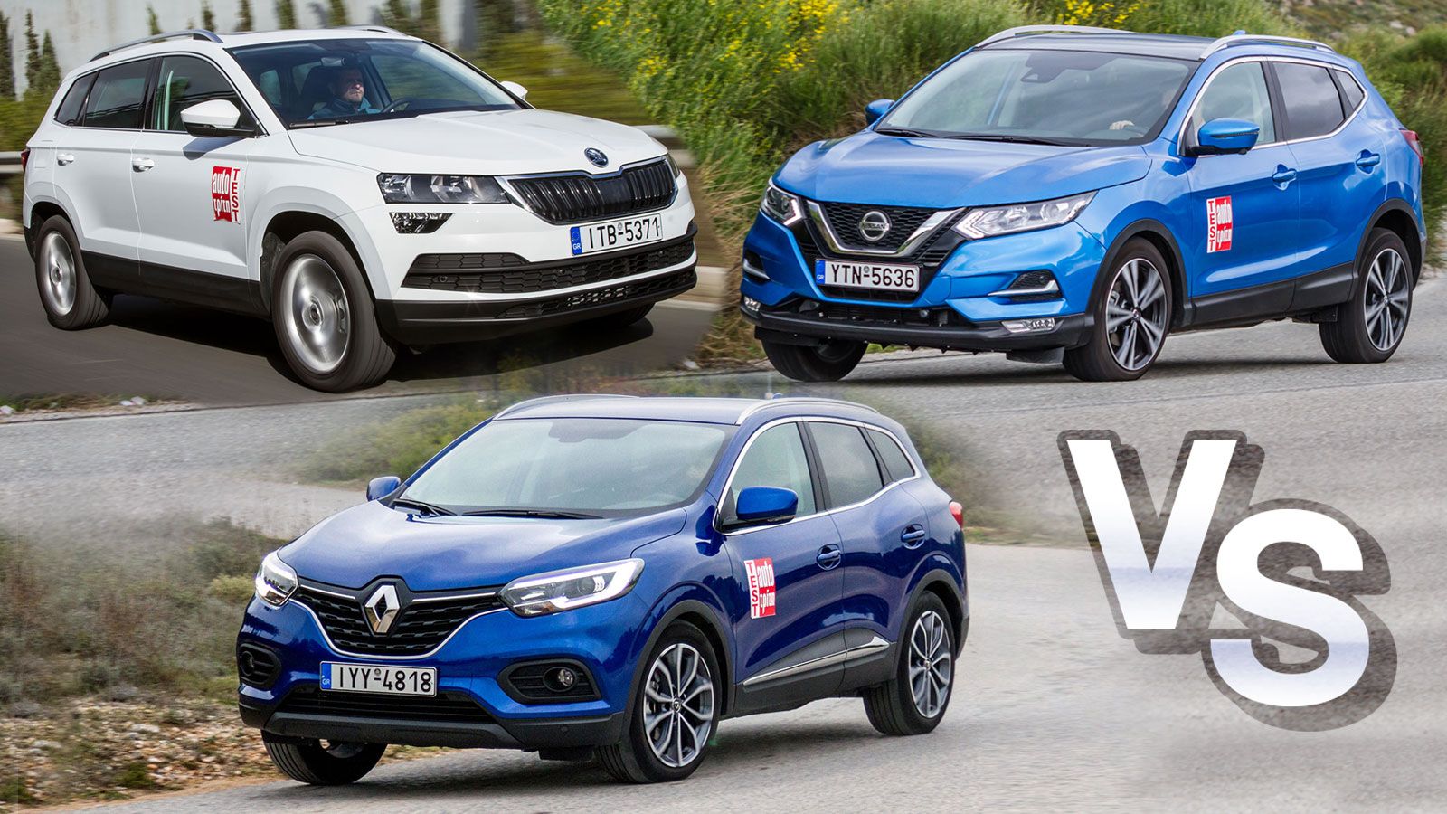 Qashqai Vs Kadjar Vs Karoq