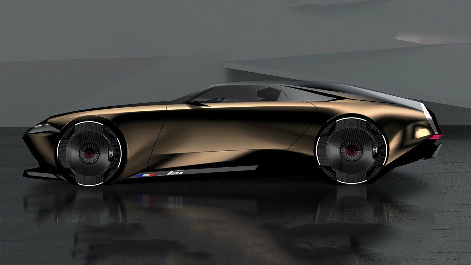 Το σχέδιο του Rossillion διατηρεί το μακρύ καπό, ενώ φέρει και τη γαλλική σημαία στα μαρσπιέ.