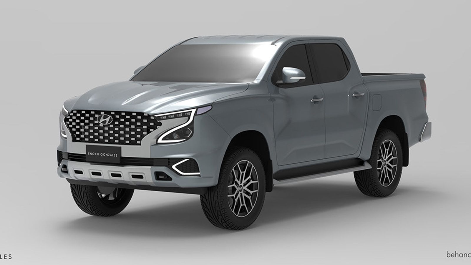 H ψηφιακή πρόταση του Εnoch Gabriel Gonzales για το pick-up της Hyundai.