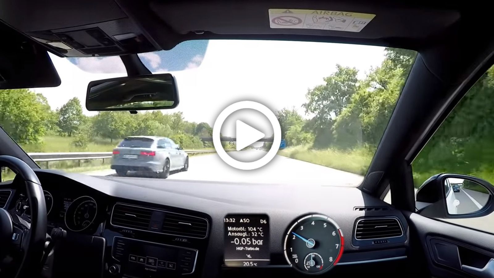 Audi RS6 «νευριάζει» Golf R & 300ρίζουν για πλάκα
