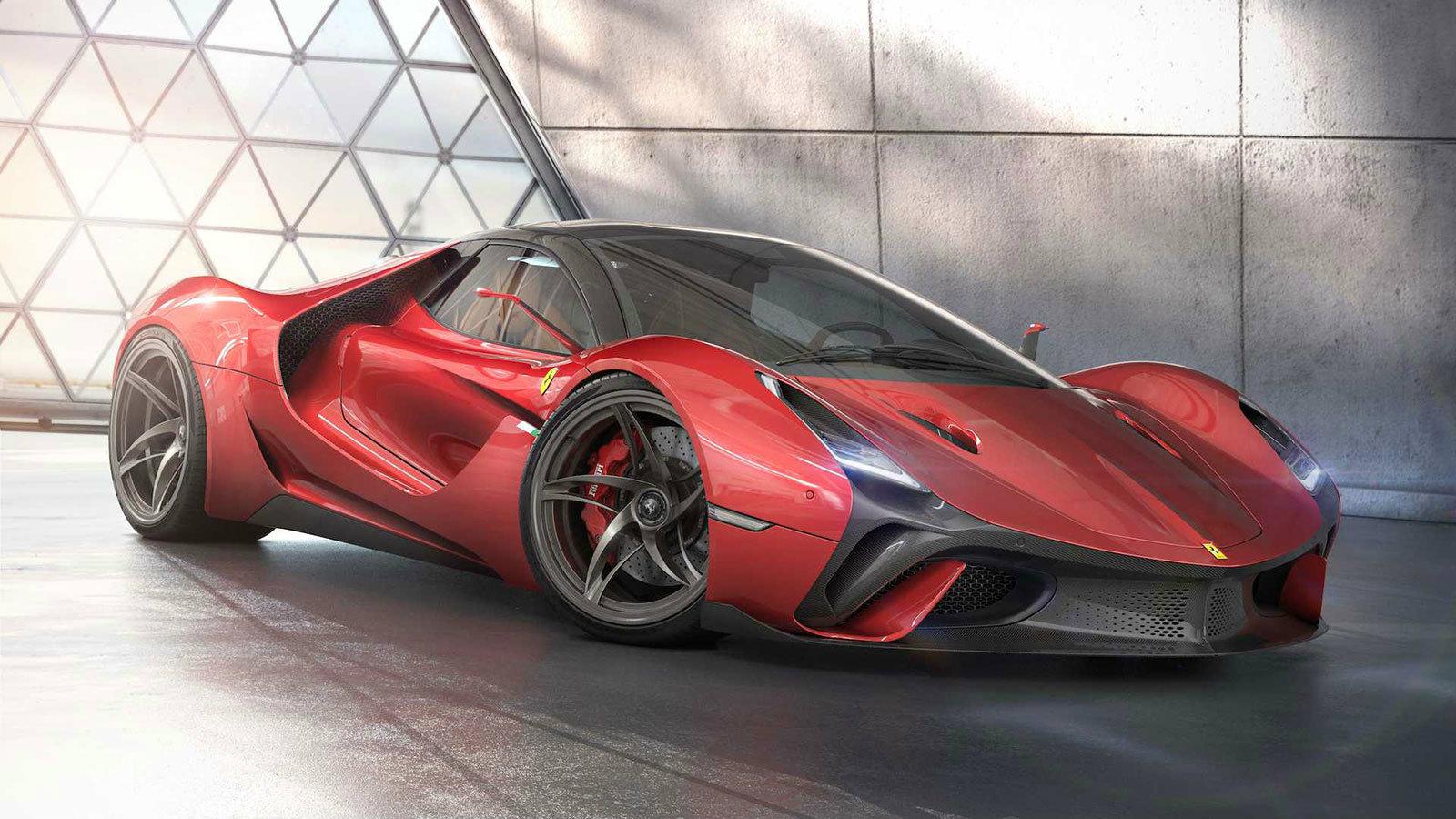 Το πρωτότυπο Ferrari Stallone είναι εξίσου δυναμικό με τις περισσότερες ταινίες του γνωστού ηθοποιού Σιλβέστερ Σταλόνε.