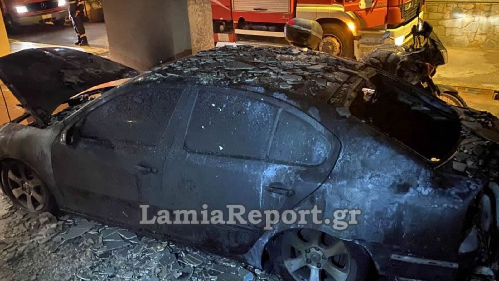Εμπρησμός στο Ι.Χ πρώην Αρχιφύλακα των Φυλακών Δομοκού