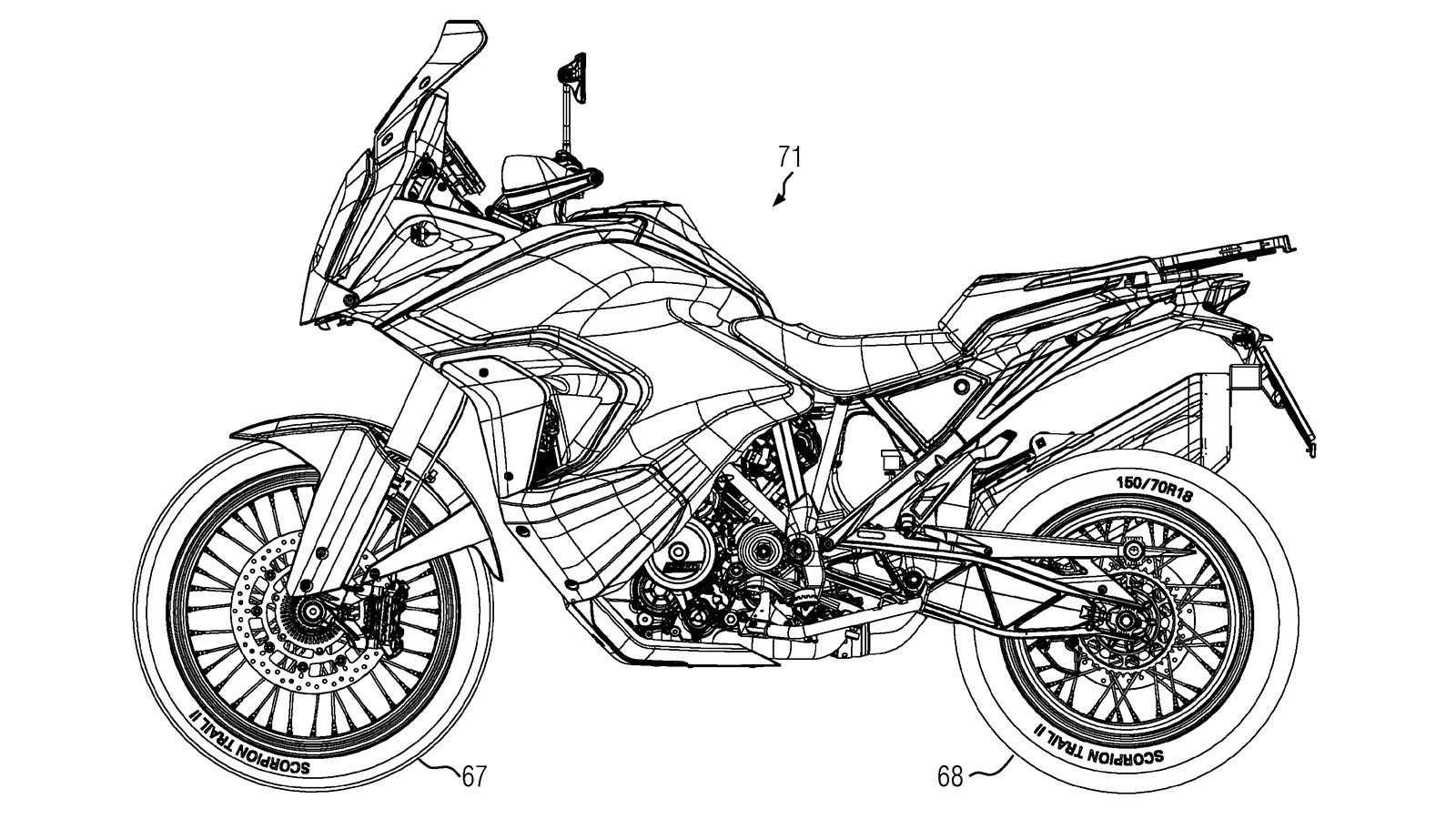 KTM 1290 Super Adventure 2021: Νέες πατέντες