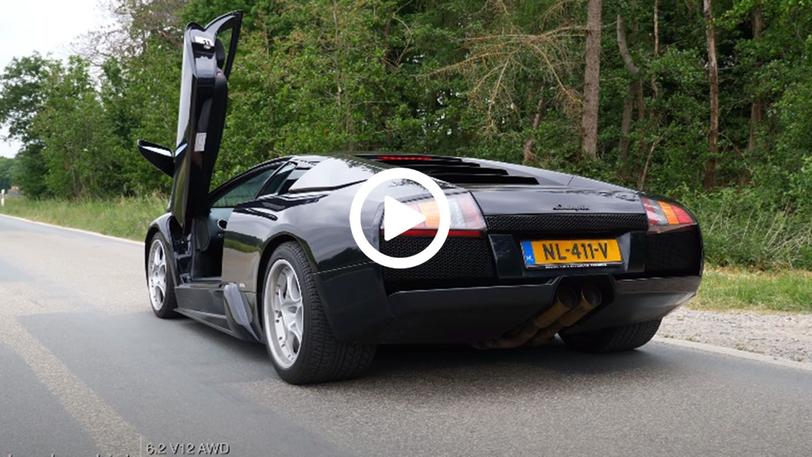 Τα γκάζια της Lamborghini Murcielago!