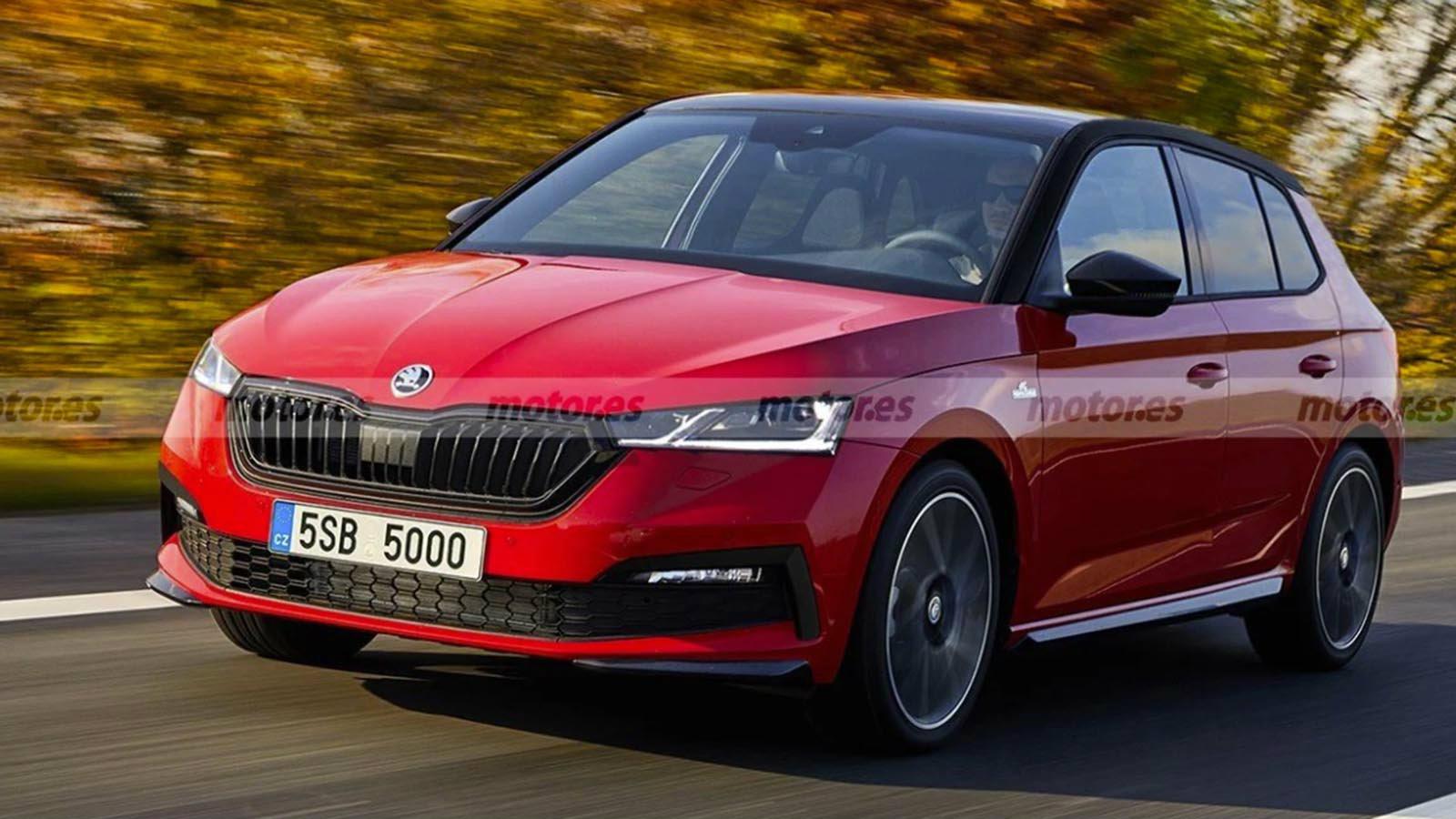 To ψηφιακό σχέδιο για την νέας γενιάς Skoda Fabia Monte Carlo.