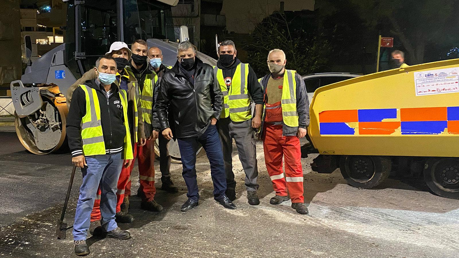 Προ ημερών τα έργα επέβλεψε ο Περιφερειάρχης Αττικής Γ. Πατούλης.