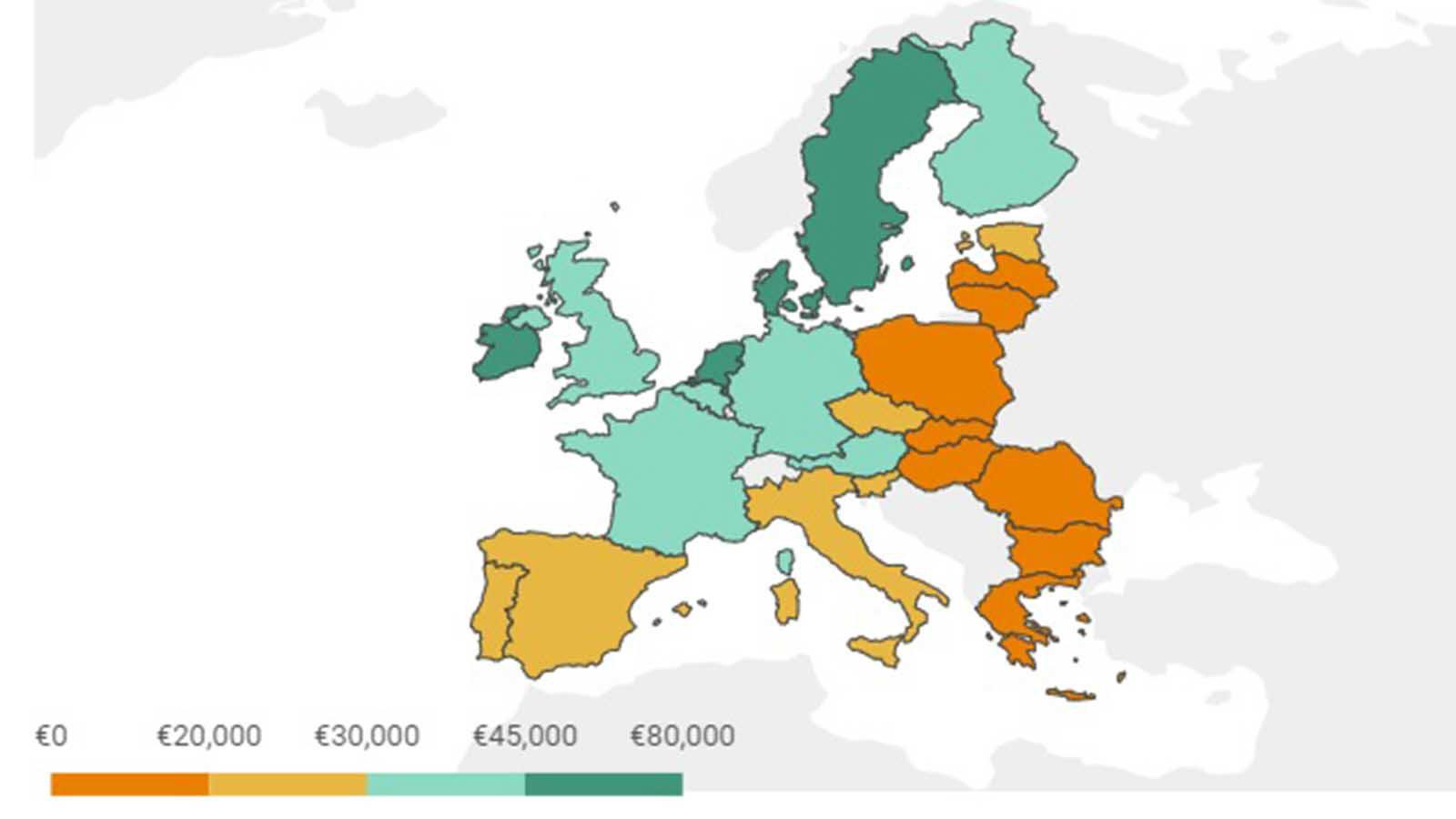 Μη προσιτά τα ηλεκτροκίνητα για την μισή Ευρώπη