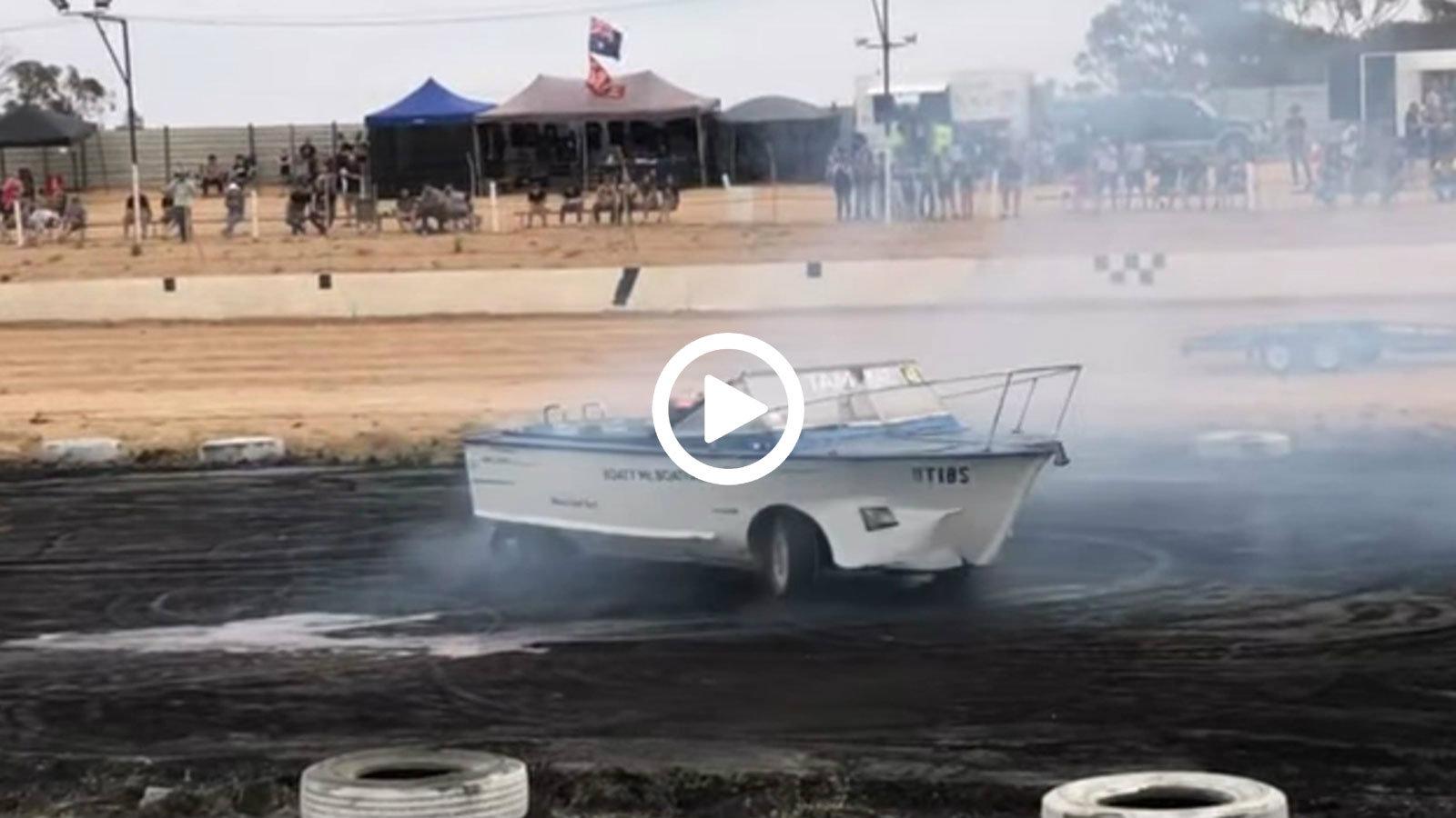 Βάρκα κάνει burnout!
