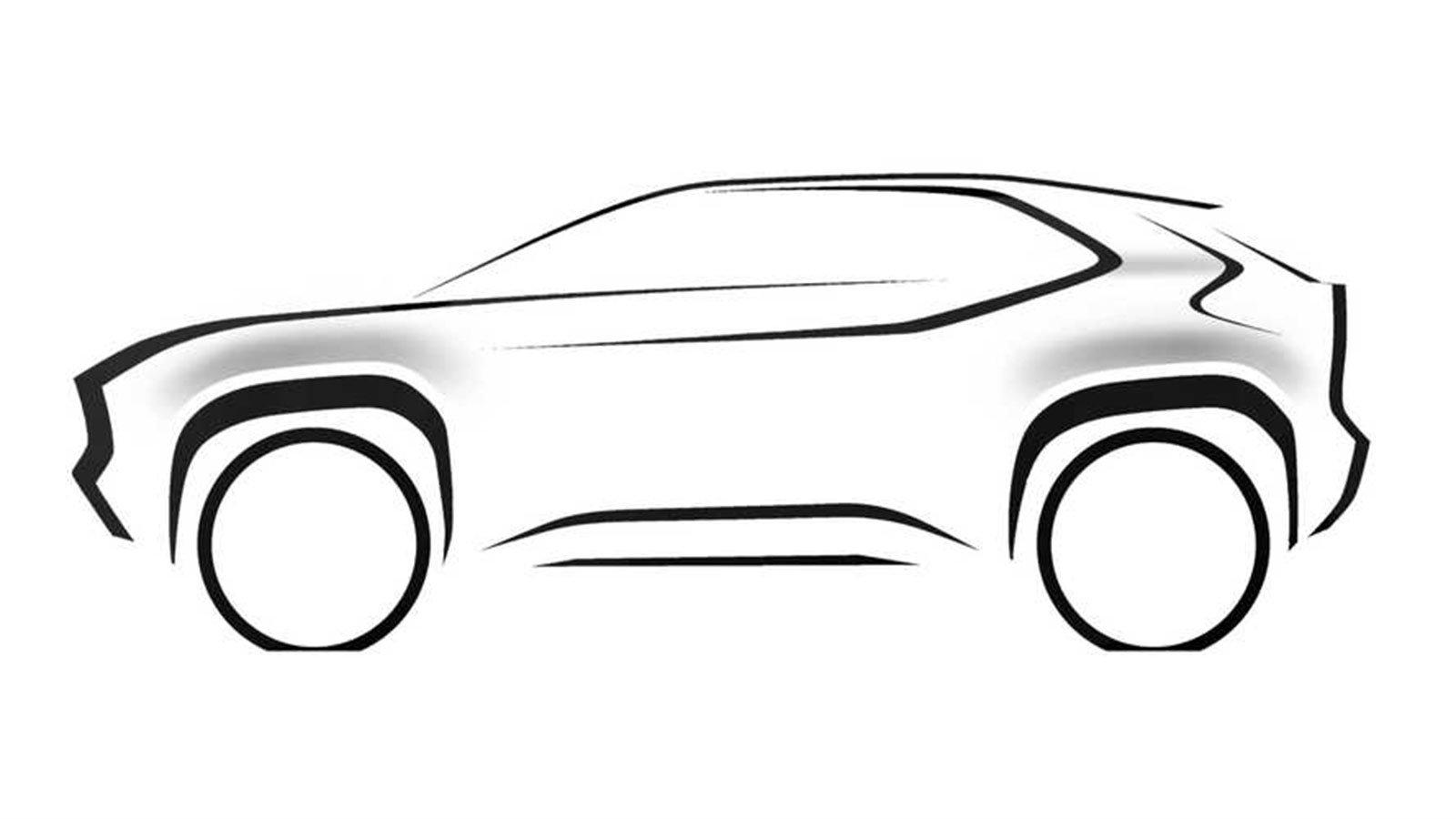 Το σκίτσο του νέου SUV της Toyota.
