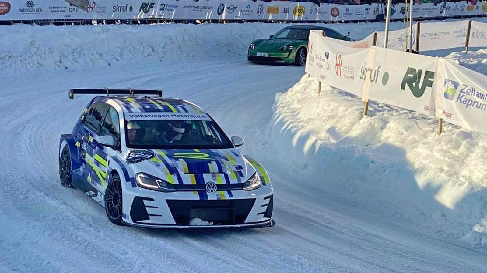 Μια πολύ καλή εικόνα του e-performance Golf R concept (γνωστό και ως eR1) έδειξε η Volkswagen.
