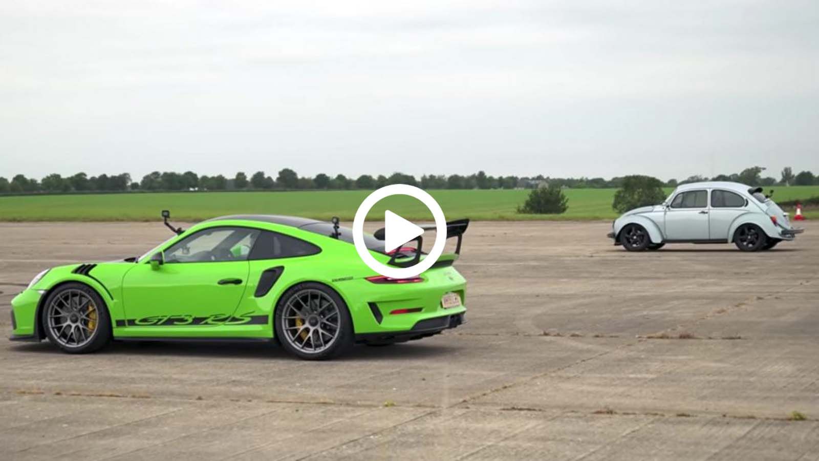 Σκαραβαίος «πατάει» Porsche 911 GT3 στην ευθεία