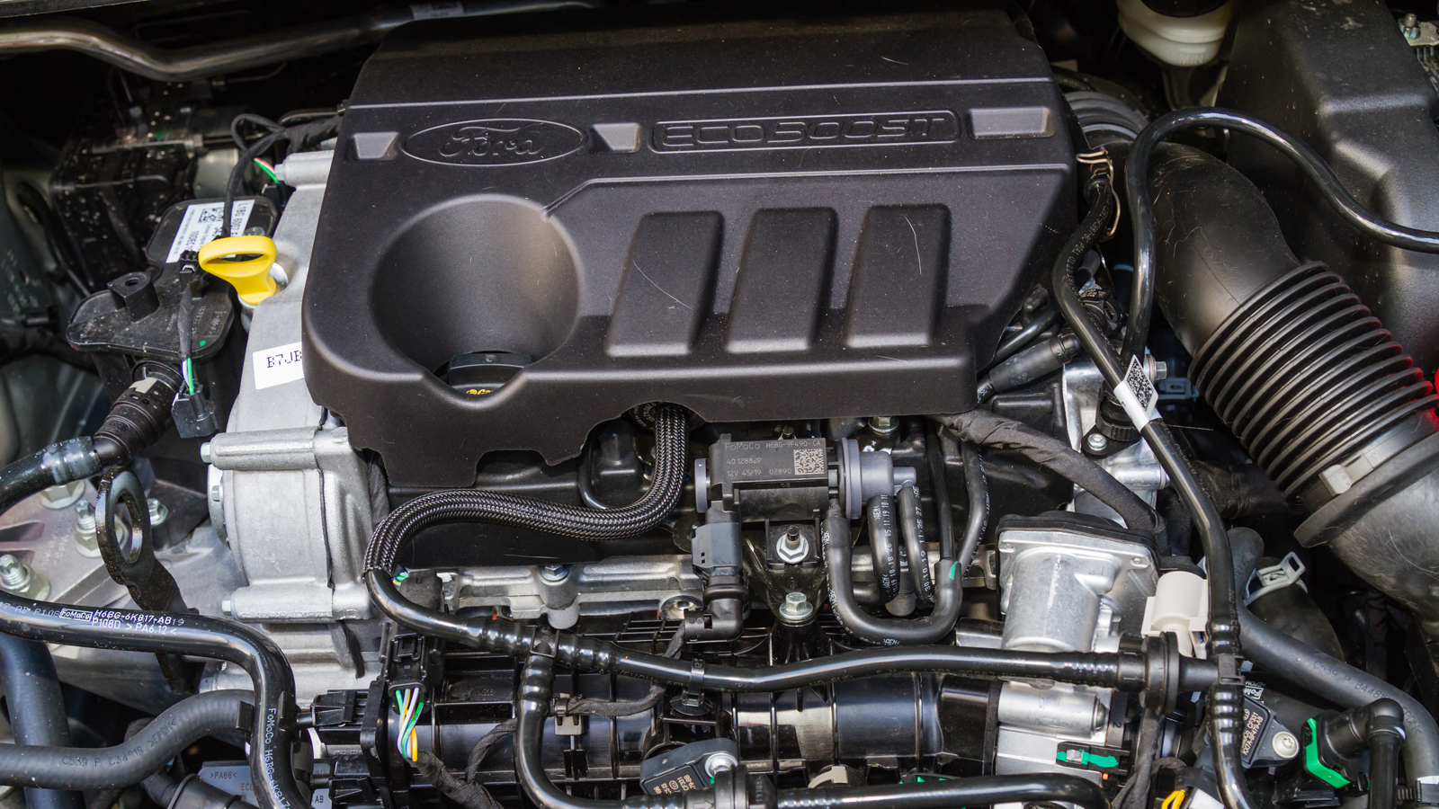 Ο 1.000άρης EcoBoost διατίθετια σε δύο ήπια υβριδικές εκδοχές 125 και 155 ίππων. Και στις δύο περιπτώσεις εντυπωσιάζει το τράβηγμα από χαμηλά και τα π