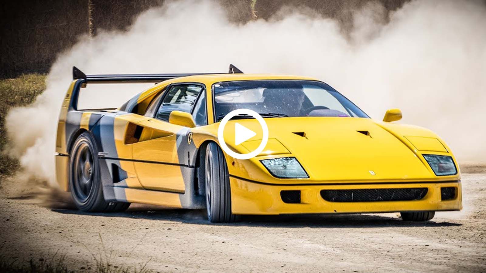 «Ήπιαν» το αίμα σε σπάνια Ferrari F40 