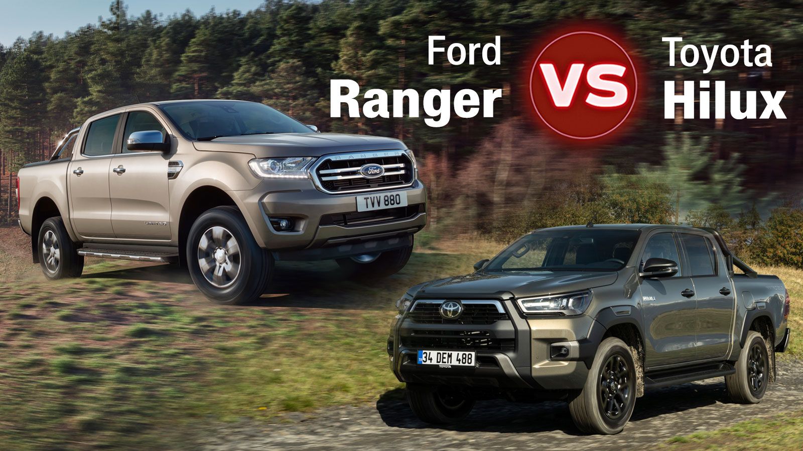 Η μάχη των best-seller: Ford Ranger Vs Toyota Hilux