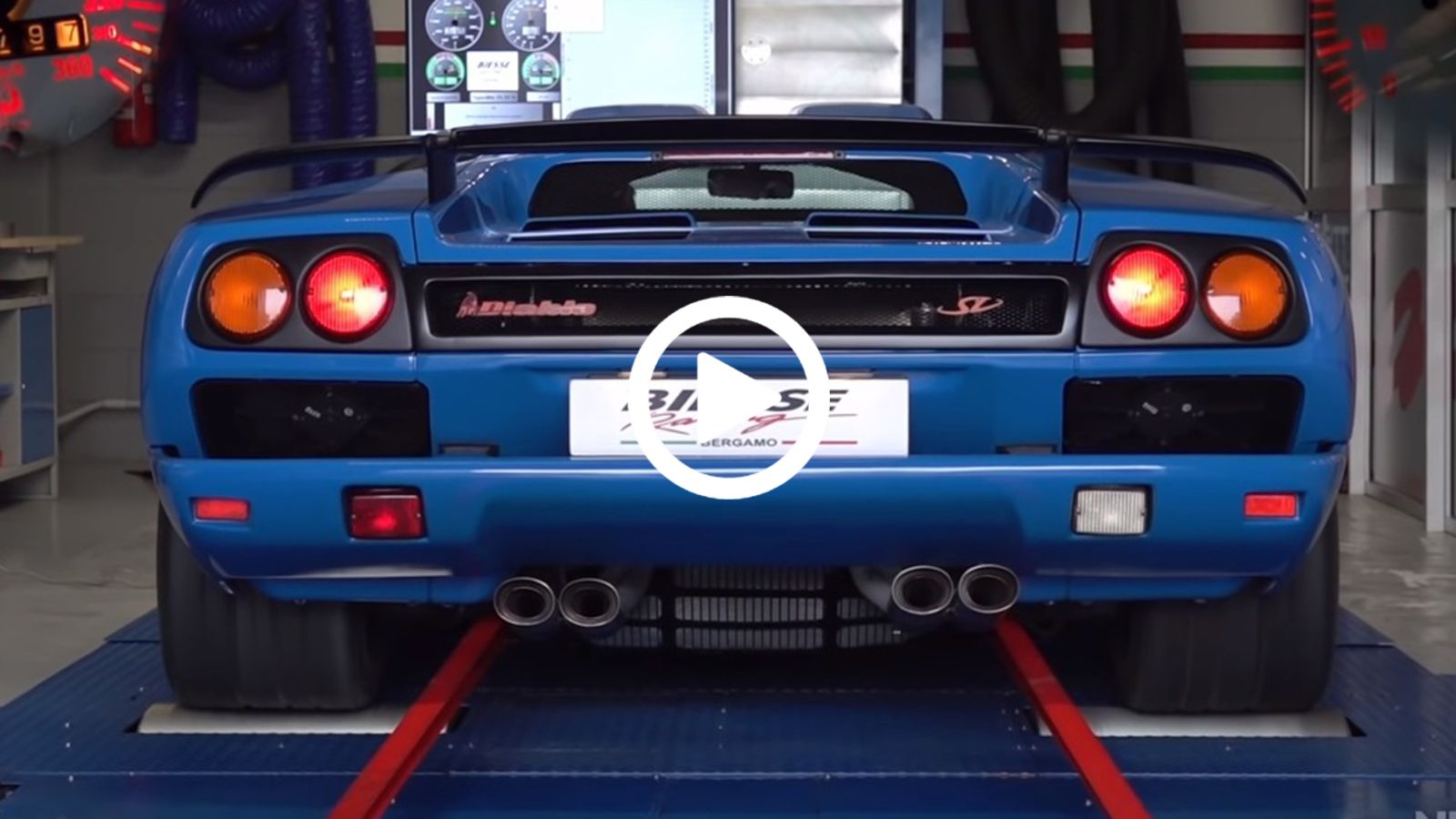 Πώς ακούγεται η Lamborghini Diablo με το V12 μοτέρ;